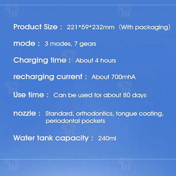 دهانشویه برقی Xiaomi SOOCAS W3 Pro Cordless Water Flosser